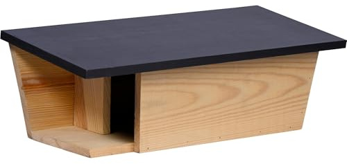 dobar® Caja Nido Especial para lavanderas – Ayuda Especial para Colocar – 45 x 18 x 15 cm – Pino – Marrón Oscuro