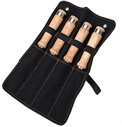 Juegos de cinceles para Madera Profesionales, el Kit de Herramientas para cinceles para Trabajar la Madera está Hecho de Acero al Cromo vanadio Duradero, Ancho del Cabezal de Corte: 6 mm, 8
