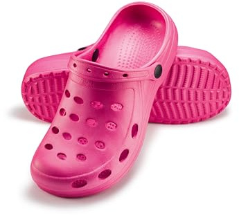ESTRO Trädgårdsskor Herr Trädgårdstofflorr Dam - Unisex Trädgård Tofflor Clogs Dam Gummi Lätta Sommar Trädgård Clogs Herr A02 (38, Rosa)