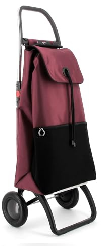 Rolser I-Max Urban 2 Wheel Foldable Shopping Trolley - Bordeaux