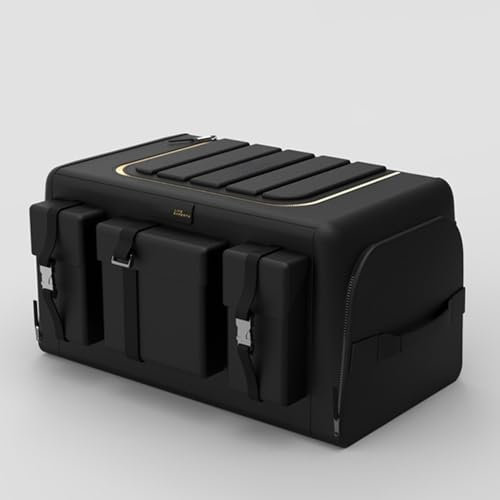 REDVIT Kofferraum Organizer für Audi A1 A3 A4 A5 A6 A7 A8 e-tron GT, Oxford Kofferraumtasche Wasserfeste Faltbarer Kofferraum-Organizer mit Verstärkten Griffen Auto Kofferraum Organizer Box,C-50L