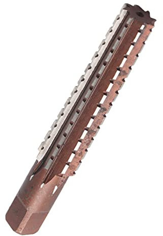 Leapiture 1 pz Alesatore in acciaio ad alta velocità MT3 Alesatore conico a codolo cilindrico Alesatore di finitura Durezza Durabilità per fresatura Utensile da taglio di finitura