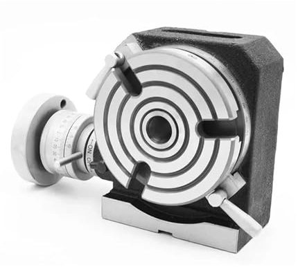 AMEHRU HV-8 Milling Machine Horizontal Indexing Plate Milling Machine Rotary Table Divider Indexing Vertical Dual-use Manual Turntable(75mm Package 1)