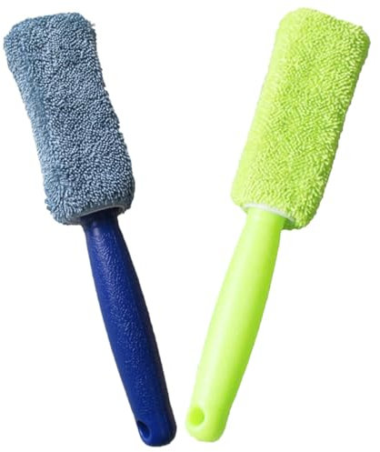 MOLUCKFU 2St Autoreinigung Auto reinigungsmittel Detailwaschbürste Gel Rad Reifen zum Reinigen von Reifen reinigungsbürste kfz Reinigung spuelbuerste Autobürste Auto zum Waschen Plastik