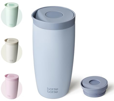 BOTTLE BOTTLE Travel Mug (Blue, 500, Milliliters)