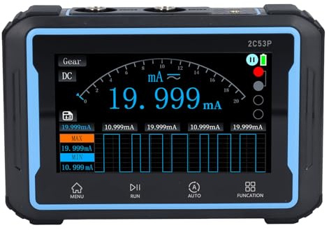SUNGOOYUE Portable 3 -in 1 -Generador de Osciloscopios Multimetro para Fábricas para Fábricas y Escuelas 50 MHz 250MSA/S DDS Portátiles 480 X 272 Resolución