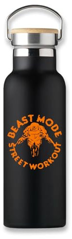 Beast Mode Street Workout Vacuum Flask, Eco Bottle, Coffee Thermal Cup