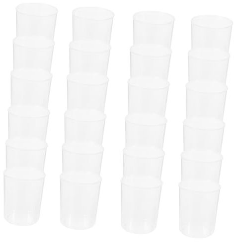 Alipis 30Pcs Laboratory Measuring Cups Clear Beakers for Chemistry Science Experiments and Liquid Measurements Material for Accurate Pouring