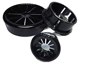 Pasacables 10 unids plástico Hebilla Escritorio Alambre de Tapa tapón Polvo Orgullo Ojal 35mm Table Tela Salida Puerto Anillos Sello Organizador(25mm)