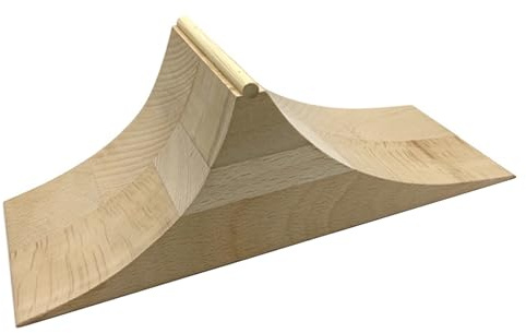 Uanqfegy Professionelle Fingerboard-Rampe aus Holz – realistische Finger-Skateboard-Hindernisse für Jungen und Kinder, Stil 1