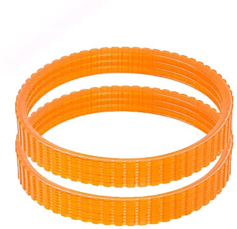 Correa de cepilladora eléctrica 1900B, correa dentada, 9,6 mm de ancho, naranja, juego de 2