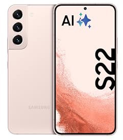 Samsung Galaxy S22, Android Smartphone, 6,1 Zoll Dynamic AMOLED Display, 3.700 mAh Akku, 256 GB/8 GB RAM, Handy in Pink Gold, inkl. 36 Monate Herstellergarantie