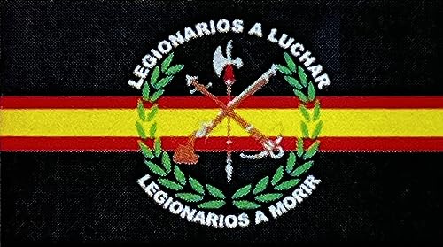 Flagge Spanische Legion, Schwarz, 150 x 90 cm, 2 Stück