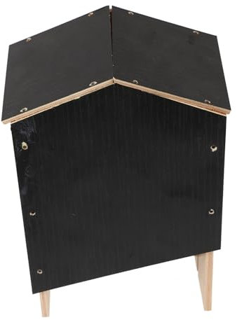 CIYODO Fledermaushaus Für Garten Wetterfeste Fledermaus-Box Für Hinterhof Und Innenhof Einfacher Aufbau Perfekter Lebensraum Für Fledermäuse Handgefertigt Und Platzsparend