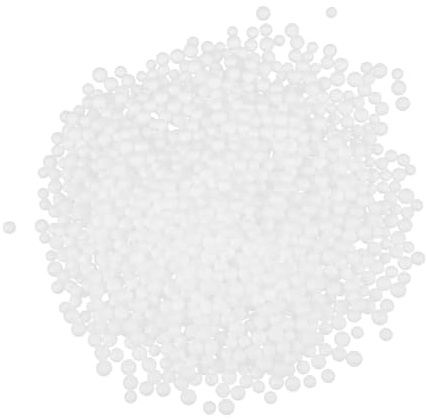 GLEAVI Perles de Mousse 10-12 Mm Blanches pour Rembourrage Pouf, Garnissage en Granulés Epp Légers et Résistants, Matériau de Remplissage Doux et Polyvalent pour Coussins et Loisirs