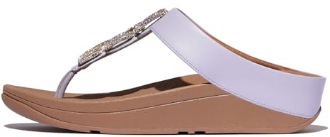 Fitflop Sandalias Glam para mujer, Lila Frío, 39 EU