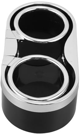 Amosfun Portabicchieri Auto in Plastica Doppio Supporto Multifunzione Per Bevande Contenitore Versatile Per Bottiglie e Tazze Installazione Stabile Antiscivolo Per Auto e Barche
