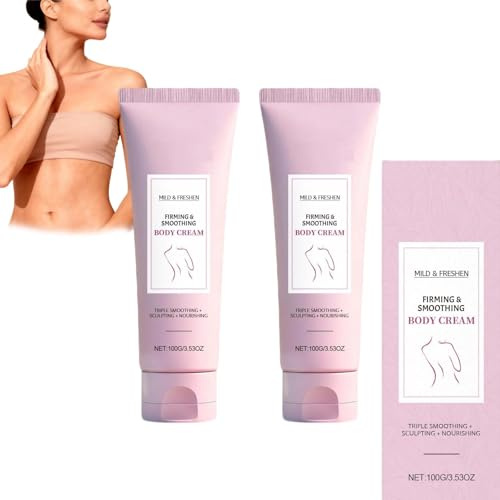 Lozione per il corpo per donne e uomini, lozione idratante anti invecchiamento, rassoda e solleva cosce, glutei, addome, cura efficace per la pelle e la cellulite, tutti i tipi di pelle (2 pezzi)