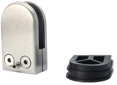 Pince À Verre En Acier Inoxydable, 4 Pièces, Support De Réglable, Garde-corps, Panneau Sandwich Fixe éQuerre Pour Verre(15-20MM)