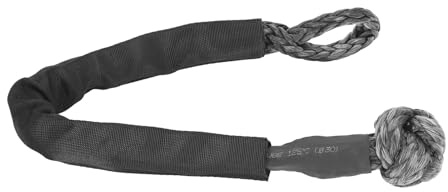 Fafeicy Capacidad de Carga 16T Polietileno de Peso Molecular Ultraalto Cuerda de Grillete Suave Carretera de Remolque de Recuperación con Mangas Protectoras Adicionales Capacidad de Carga 16T Vela