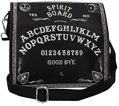 Nemesis Now Spirit Board Unisex Umhängetasche schwarz/weiß 100% Polyurethan Geschenke, Gothic, Horror