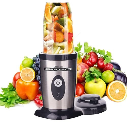 BEST DIRECT Ultramaxx Wondermax Original Comme vu à la TV Extracteur de Nutriment, Extracteur de Jus et Légumes, Smoothie Centrifugeuse Technologie Cyclonique Mixeur Blender & Appareil de Cuisine