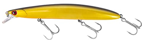 Senshu Zander Buddy Wobbler – 12,5cm Flachläufer Kunstköder zum Zanderangeln nachts & tagsüber – Schwimmend, 20g – Mit BKK Drillingen & Rassel – Diverse Dekore