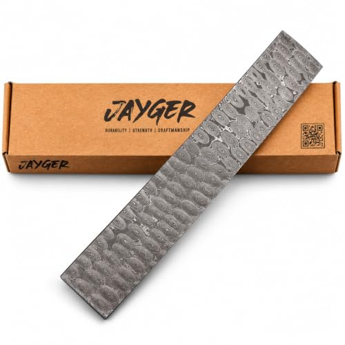 Hand Forged Damascus Steel Bar | Twist Pattern | Perfect for Knife & Tool Making | Durable & Annealed for Easy Crafting | Premium Billet for Custom Projects (DB10-T)