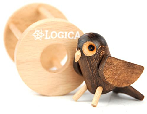 Logica Spiele Art. Eule im Käfig - Holzpuzzle - Schwierigkeiten 4/6 Extrem