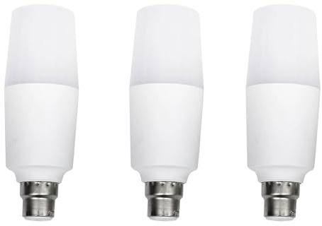 DC VOLTAGE LED-Leuchtmittel, B22, Edison-Schraubsockel, Kaltweiß (6500 K), 5 W, 10 W, 15 W, 20 W (3 Stück, 20 W)