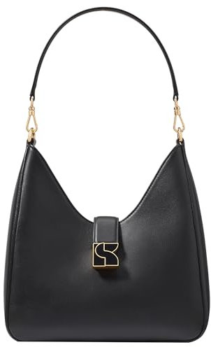 kate spade new york Women's Dakota Smooth Leather Hobo, Black, One Size