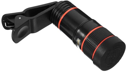 Housoutil Telescopio 8X Da 3 Pezzi Per Cellulare Cannocchiale Da Osservazione Con Adattatore Per Telefono Obiettivo Portatile Per Fotocamera Del Telefono Teleobiettivo Lente