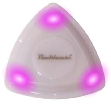 LED-Gitarrenplektrum, lebensmittelechter Kunststoff, Saiten, leuchtendes Plektrum, K9W2, Musikalisch leuchtend