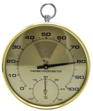 Kngiybo Thermometer And Nautical Clock - Sailing Ship Yacht，metal Wall Barometer Atmospheric Thermometer，Temperature Range -20 ° C~60 ° C，10CM * 3CM，For Fishing Enthusiasts, Home Living, Outdoor Work