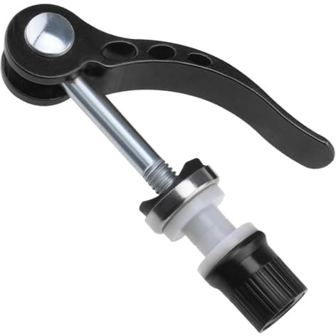 Schwarz Fahrrad Schnellspanner für Sattelstütze 6x55mm Sattelklemme Aluminium Schnellverschluss Klemme