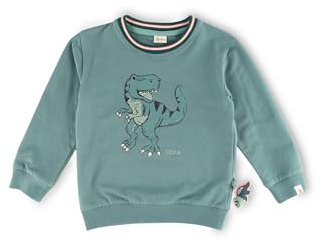 Sigikid Jungen Sweatshirt, Grün, 104 EU