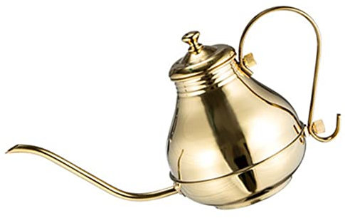 XaEjNzwDT Théière en Fonte Bouilloire sifflante Cafetière à théière en Or de 1,5 L, adaptée à Toute Source de Chaleur, Haut de Gamme exquise, fabriquée à partir de matériaux Pratiques de