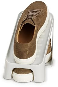 Joseph Joseph Shoe-In Platsbesparande Skoförvaring, Uppfällbara Fack, Halkfri, Rymmer 1 Par, Perfekt för Hyllor/Garderober, 6-pack