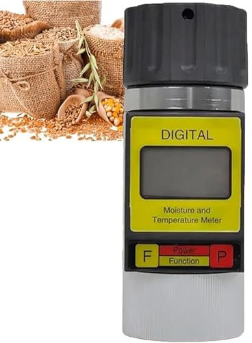 KHZKHC Misuratore di umidità per Cereali, Misuratore di umidità per Cereali Mini Tazza Portatile, Misurabile 24 Tipi, Gamma 8-35%, per Mais, Arachidi, Orzo, Sesamo, Grano, Soia, Riso