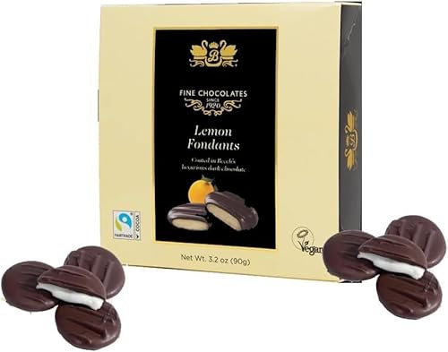 Bech's Variety Flavors of Chocolate Gift Boxes - Perfect for Parties,Celebrations Gift Ideas (Bech's Lemon Fondant Cream Box 90g)