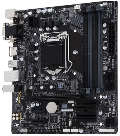 Carte mère Fit for Gigabyte B250M-DS3H LGA 1151 Prise en Charge des processeurs I7 I5 I3 DDR4 64 Go M.2 SSD de 6e/7e génération