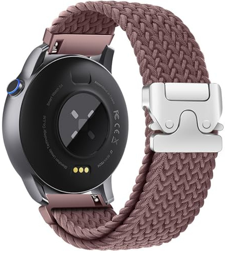 Ersättningsrem för Garmin Vivoactive 4,Venu 4 45mm/3/2, 22mm Sport Armband Klockarmband, Nylon Ersättningsband för Garmin Forerunner 970/570 47mm/255/265 Music