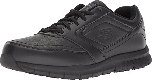 Skechers Men's Work Nampa Food Service Shoe, Black, 10W