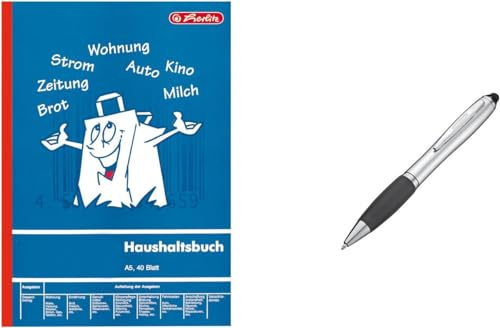 Haushaltsbuch / A5 / 40 Blatt + Touchpen Kugelschreiber