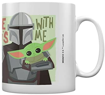 Star Wars Taza de desayuno The Mandalorian The Kids With Me
