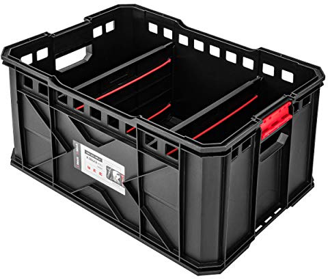 Werkzeugkiste Kunststoff 50 L Box Kiste Geräteträger leer Garten Aufbewahrung