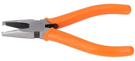 4-mm-Vornschneider-Zange mit Bündigem Schnitt, Winkel, Federbelastet und Rutschfester Griff für Weiche Kunststoffdrähte, Spielzeugmodellbausätze, Schmuckmarkierung, Kabelbinder