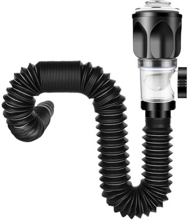 Extension de tuyau d'évier – Tuyau extensible – Tube de drainage de rechange – Tuyau de vidange extensible pour évier de cuisine, salle de bain, pièces de vidange d'évier