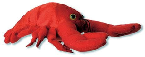 alles-meine.de GmbH Fingerpuppe - Krebs Hummer - Scampi Wassertier/Fisch Tier Wasser Handspielpuppe - Handspielpuppen - Fingerpuppen