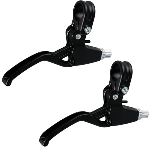 Bojueahaw 1 Pair Bicycle Brake Levers,Aluminum Alloy Brake Lever Brake Handle,2.2cm Universal Bike Bicycles Brake Handle for Most Bicycles Mountain Road Bike